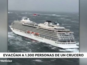 Crucero evacuado en Noruega