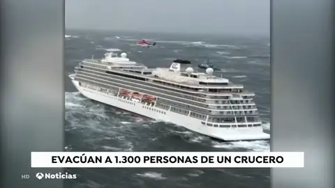 Crucero evacuado en Noruega Crucero evacuado en Noruega