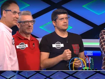 Erundino, Valentín, Manu y Alberto, de 'Los Lobos', en '¡Boom!' Erundino, Valentín, Manu y Alberto, de 'Los Lobos', en '¡Boom!'