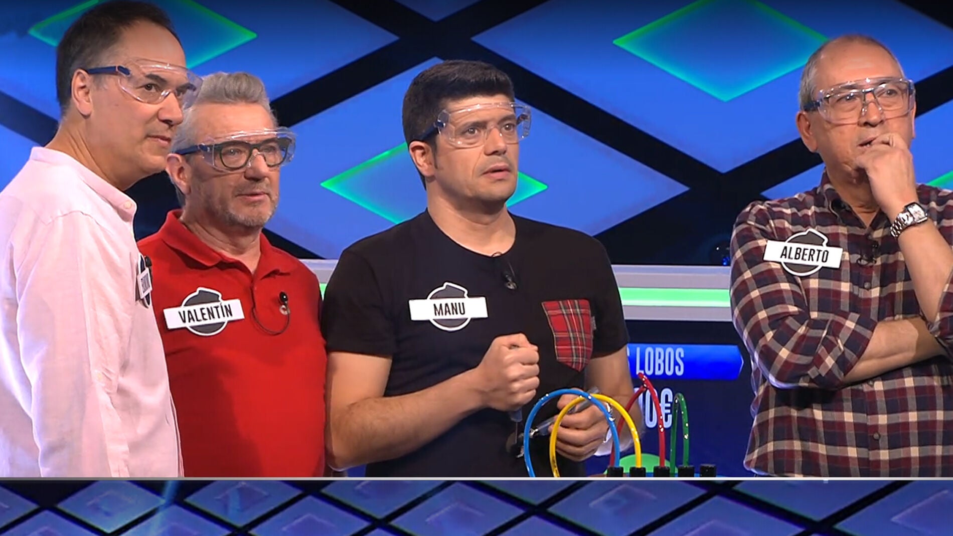 Erundino, Valent&iacute;n, Manu y Alberto, de 'Los Lobos', en '&iexcl;Boom!'