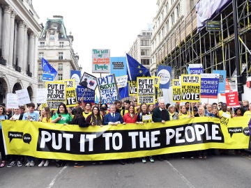 Protestas contra el 'brexit' en Reino Unido