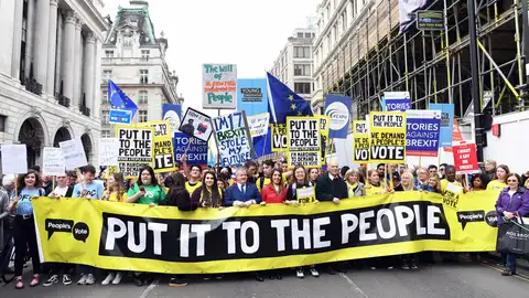 Protestas contra el 'brexit' en Reino Unido Protestas contra el 'brexit' en Reino Unido