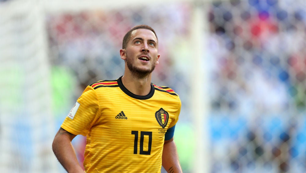 Eden Hazard, con Bélgica