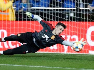 Kepa, en un entrenamiento