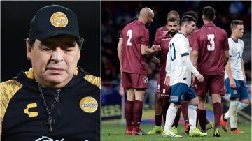 Maradona carga contra la actual selección argentina
