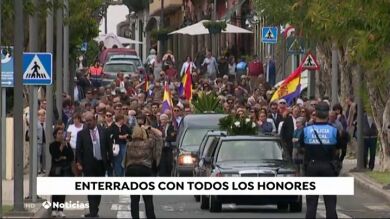 Entierran a 14 asesinados de la Guerra Civil cuyos cuerpos fueron lanzados a un pozo en Gran Canaria