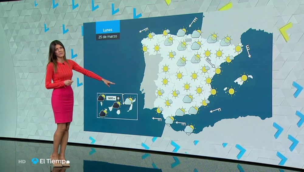 Bajan las temperaturas en el norte y en Canarias, islas donde también lloverá