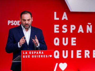 José Luis Ábalos en un acto del PSOE
