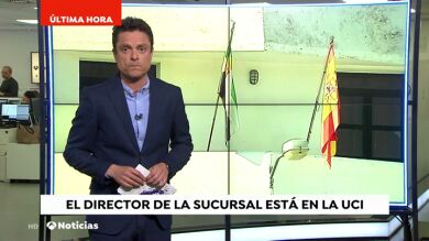 El director de una sucursal bancaria, en la UCI tras ser herido en un atraco