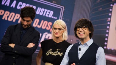 Amaia Salamanca y Javier Rey descubren el truco mejor guardado de Luis Piedrahita en 'El Hormiguero 3.0'