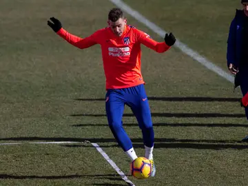 Lucas Hernández vuelve a los entrenamientos Lucas Hernández vuelve a los entrenamientos