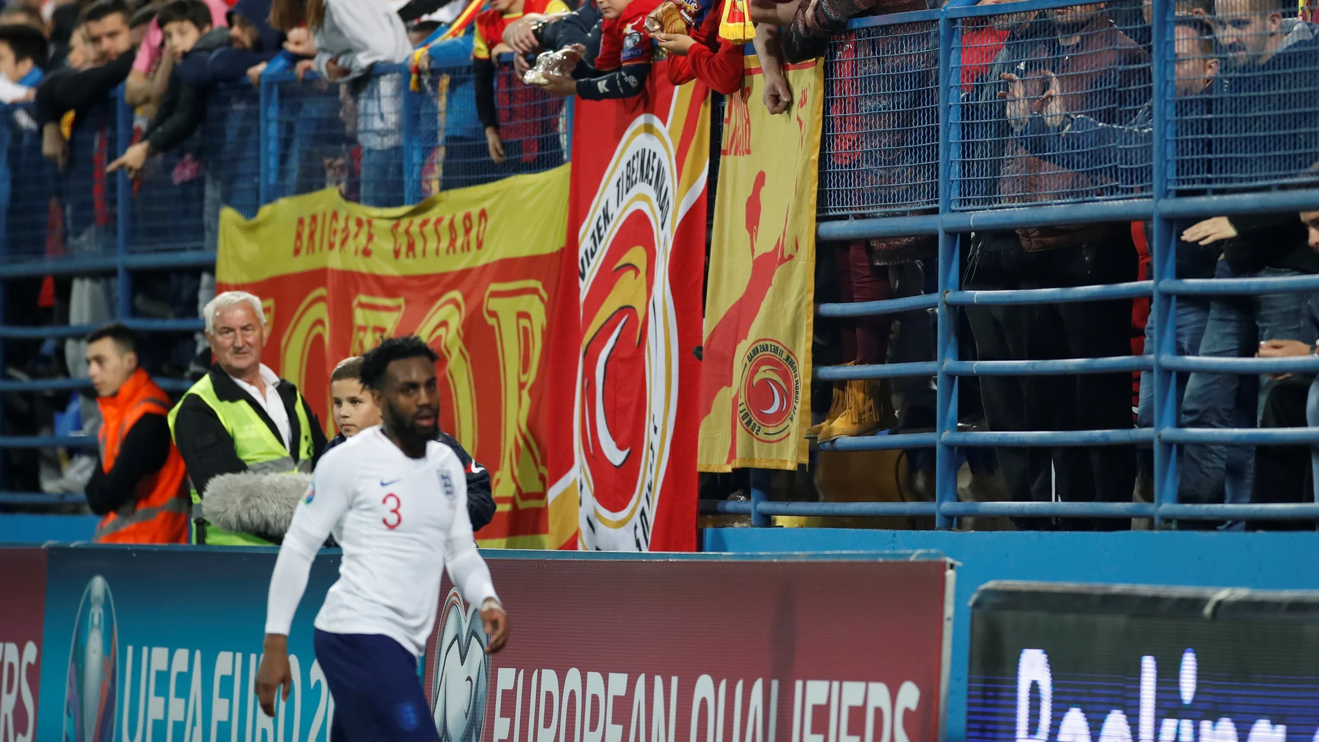 Danny Rose, en el partido ante Montenegro Danny Rose, en el partido ante Montenegro