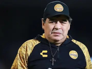 Diego Armando Maradona, entrenador del Dorados Diego Armando Maradona, entrenador del Dorados