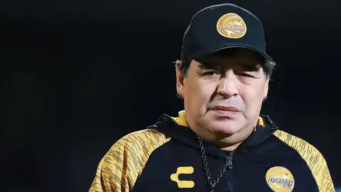 Diego Armando Maradona, entrenador del Dorados Diego Armando Maradona, entrenador del Dorados