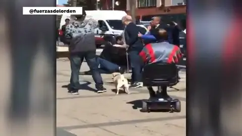 Detienen a tres personas en Valladolid por altercados alrededor de una mesa informativa de Vox Detienen a tres personas en Valladolid por altercados alrededor de una mesa informativa de Vox