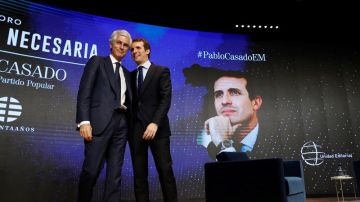 Suárez Illana con Pablo Casado Suárez Illana con Pablo Casado