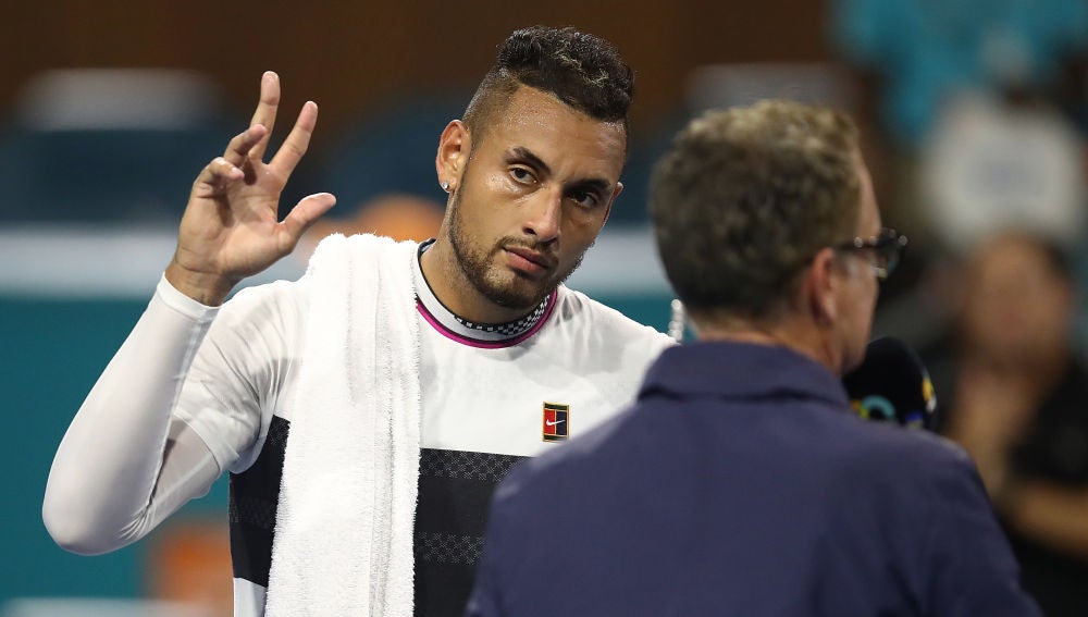 Nick Kyrgios, durante un partido