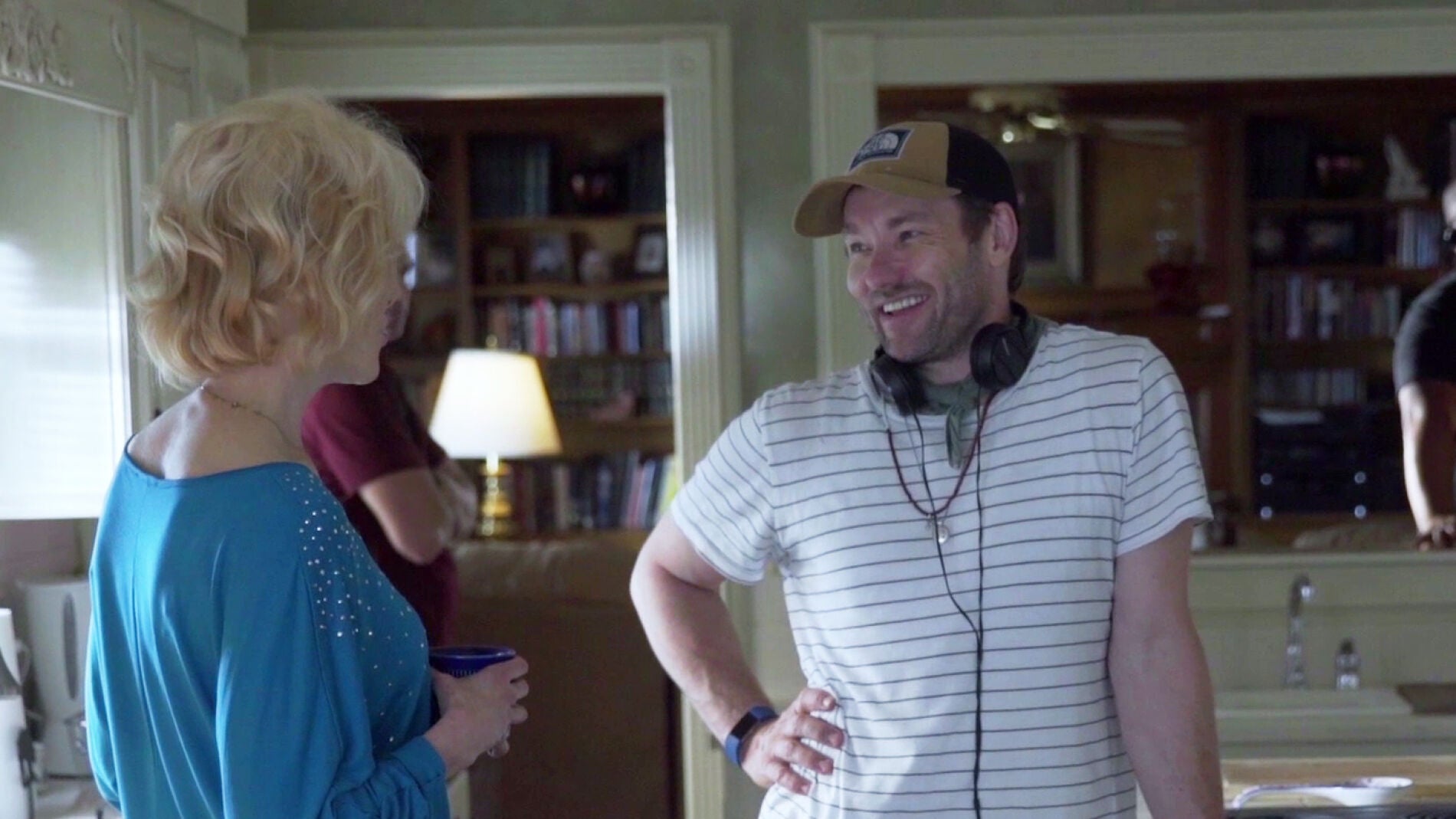 Nicole Kidman y Joel Edgerton en el rodaje de 'Identidad borrada'