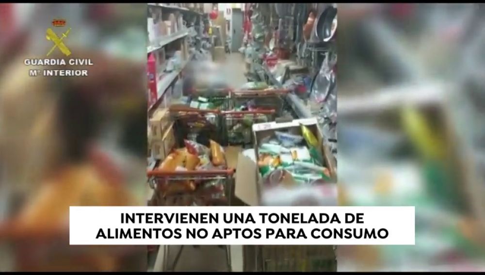 Incautan en Zaragoza una tonelada de productos alimenticios a la venta no aptos para consumo