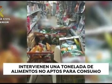 Incautan en Zaragoza una tonelada de productos alimenticios a la venta no aptos para consumo