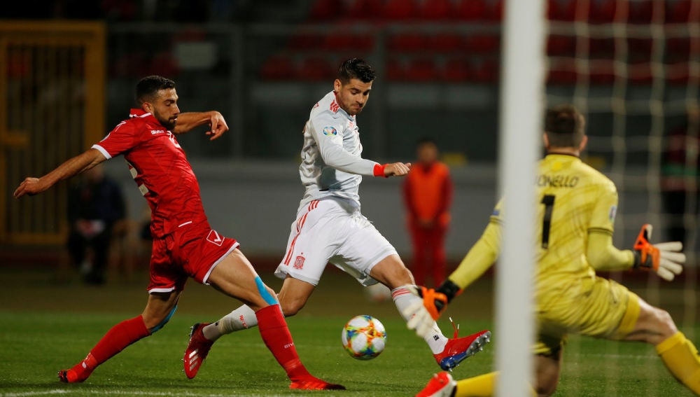 Gol de Morata a Malta