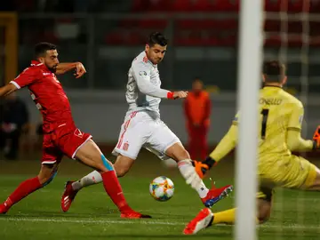 Gol de Morata a Malta Gol de Morata a Malta