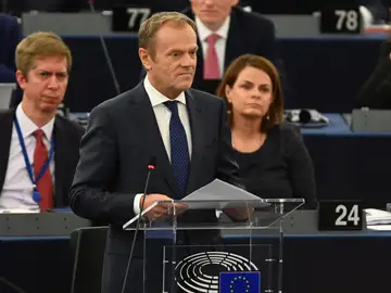 El presidente del Consejo Europeo, Donald Tusk El presidente del Consejo Europeo, Donald Tusk