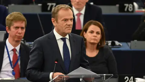 El presidente del Consejo Europeo, Donald Tusk El presidente del Consejo Europeo, Donald Tusk