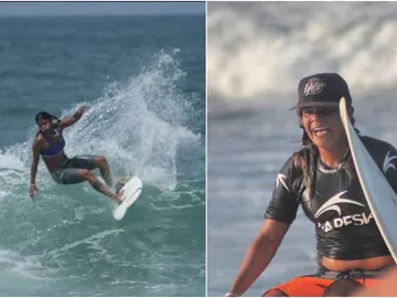 La surfista Luzimara Souza La surfista Luzimara Souza