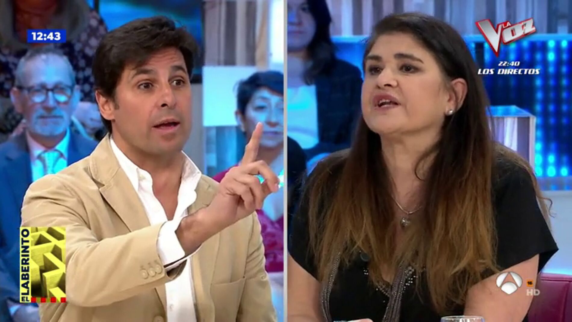Rifirrafe entre Fran Rivera y Luc&iacute;a Etxeberr&iacute;a