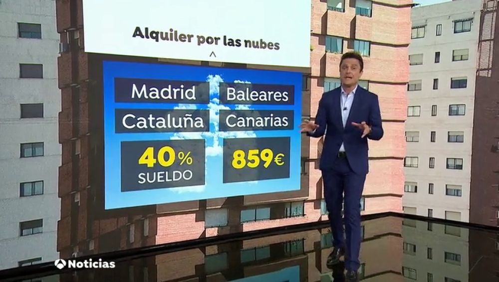 Los españoles destinan el 37% de sus ingresos netos a pagar los gastos de alquiler