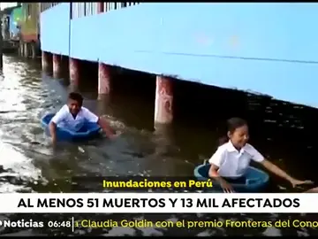 Fuertes inundaciones en Perú Fuertes inundaciones en Perú