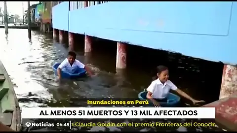Fuertes inundaciones en Perú peru