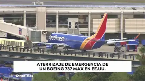 Un Boeing 737 Max 8 sin pasajeros aterriza de emergencia en Estados Unidos Un Boeing 737 Max 8 sin pasajeros aterriza de emergencia en Estados Unidos