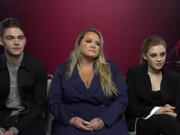Hero Fiennes, Anna Todd y Josephine Langford promocionan 'After' Hero Fiennes, Anna Todd y Josephine Langford promocionan 'After'