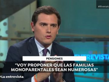 Entrevista a Albert Rivera: "Vamos a proponer que las familias monoparentales y con dos hijos sen consideradas familias numerosas"