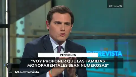 Entrevista a Albert Rivera: "Vamos a proponer que las familias monoparentales y con dos hijos sen consideradas familias numerosas" Entrevista a Albert Rivera: "Vamos a proponer que las familias monoparentales y con dos hijos sen consideradas familias numerosas"