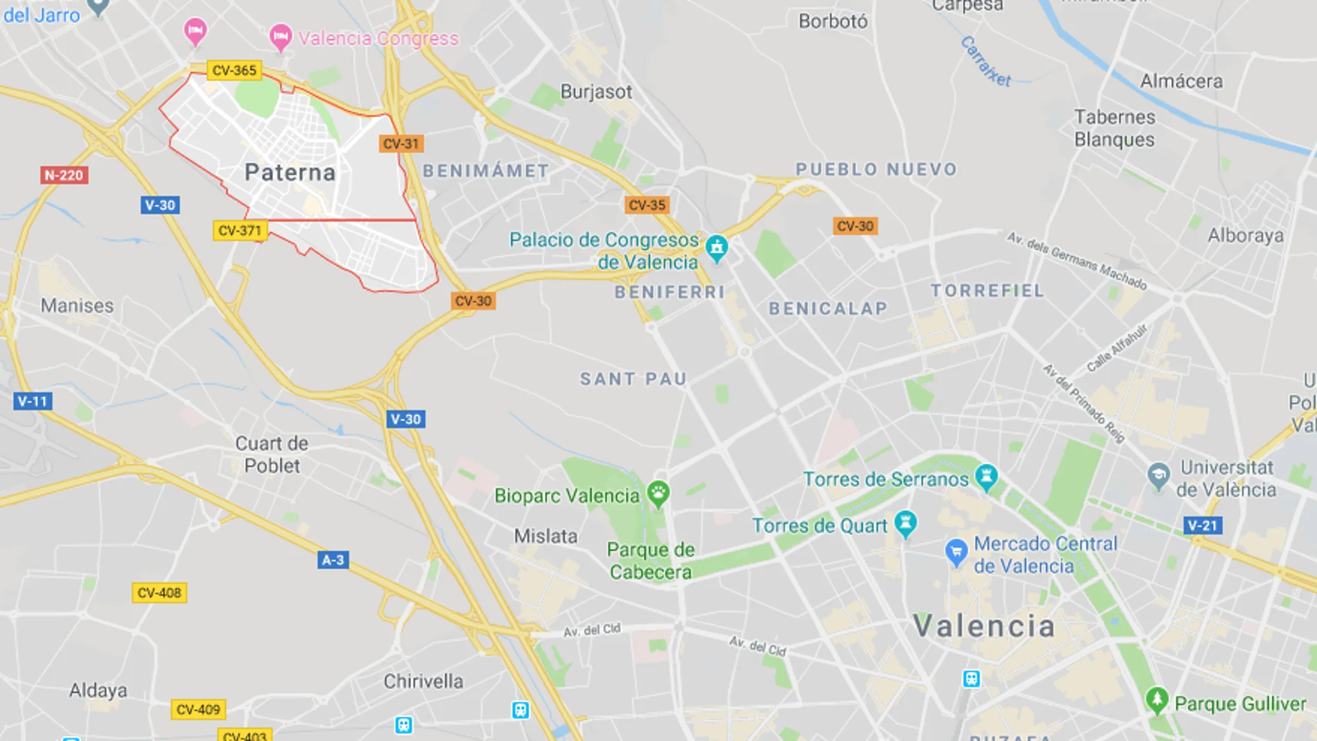 Imagen del barrio de Paterna, Valencia Imagen del barrio de Paterna, Valencia