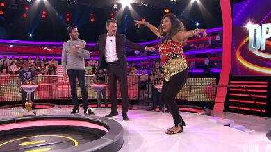 Jessi se postula en '¡Ahora caigo!' con un sensual baile para imitar a Shakira en 'Tu cara me suena'