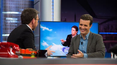 Pablo Casado condena en 'El Hormiguero 3.0' la expresión 'derechita cobarde' de Santiago Abascal: 