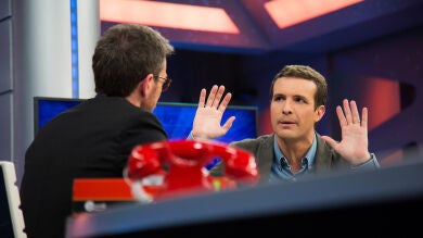 Pablo Casado opina en 'El Hormiguero 3.0' sobre ilegalizar los partidos independentistas: 