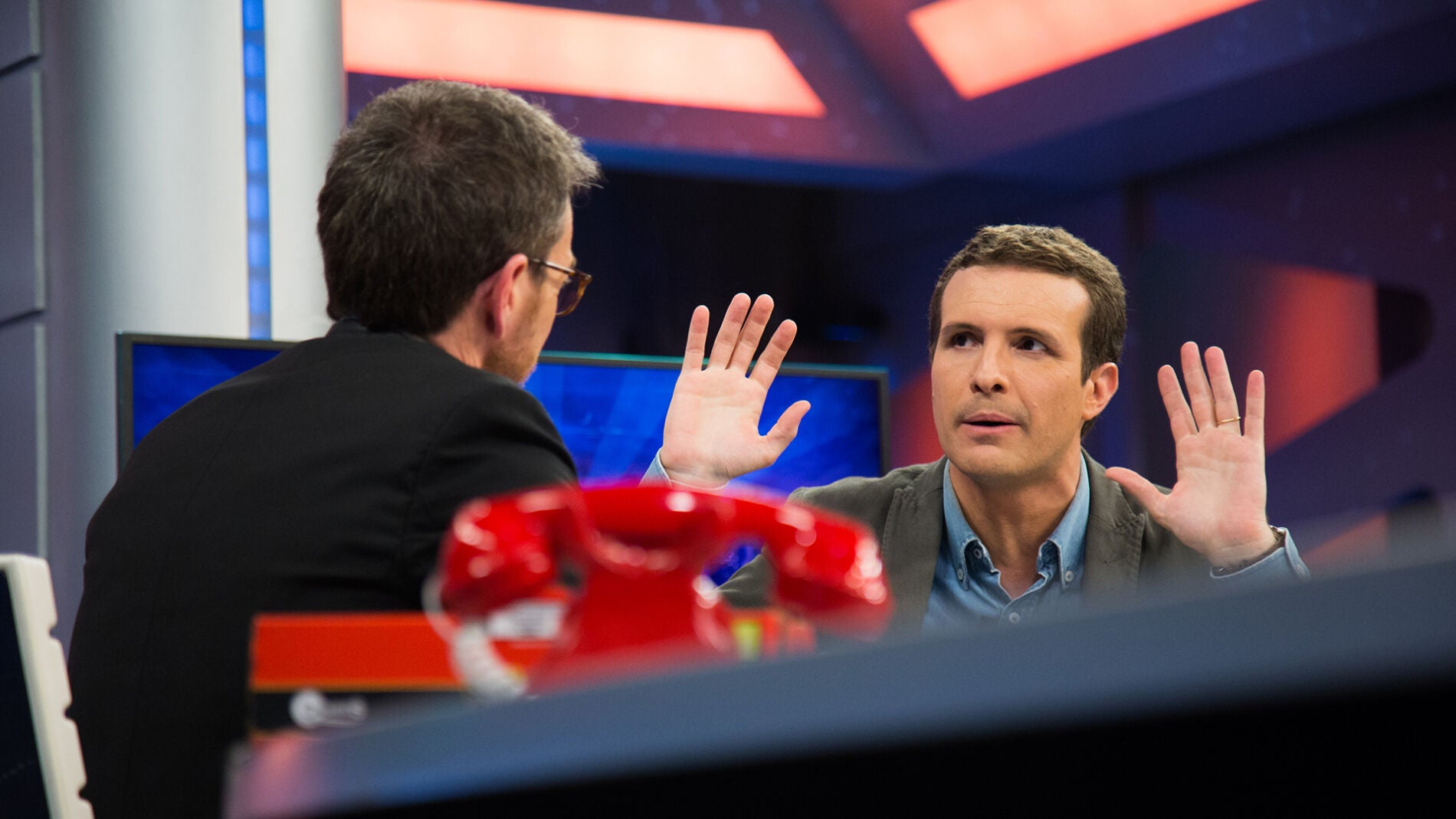 Pablo Casado opina en 'El Hormiguero 3.0' sobre ilegalizar los partidos independentistas: "Ilegalizas a quien alienta la violencia"