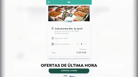 Así funcionan las aplicaciones para comprar las sobras o productos a punto de caducar Así funcionan las aplicaciones para comprar las sobras o productos a punto de caducar
