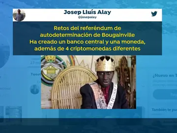 A la oficina de Puigdemont le gusta la declaración de independencia del rey de Bougainville A la oficina de Puigdemont le gusta la declaración de independencia del rey de Bougainville
