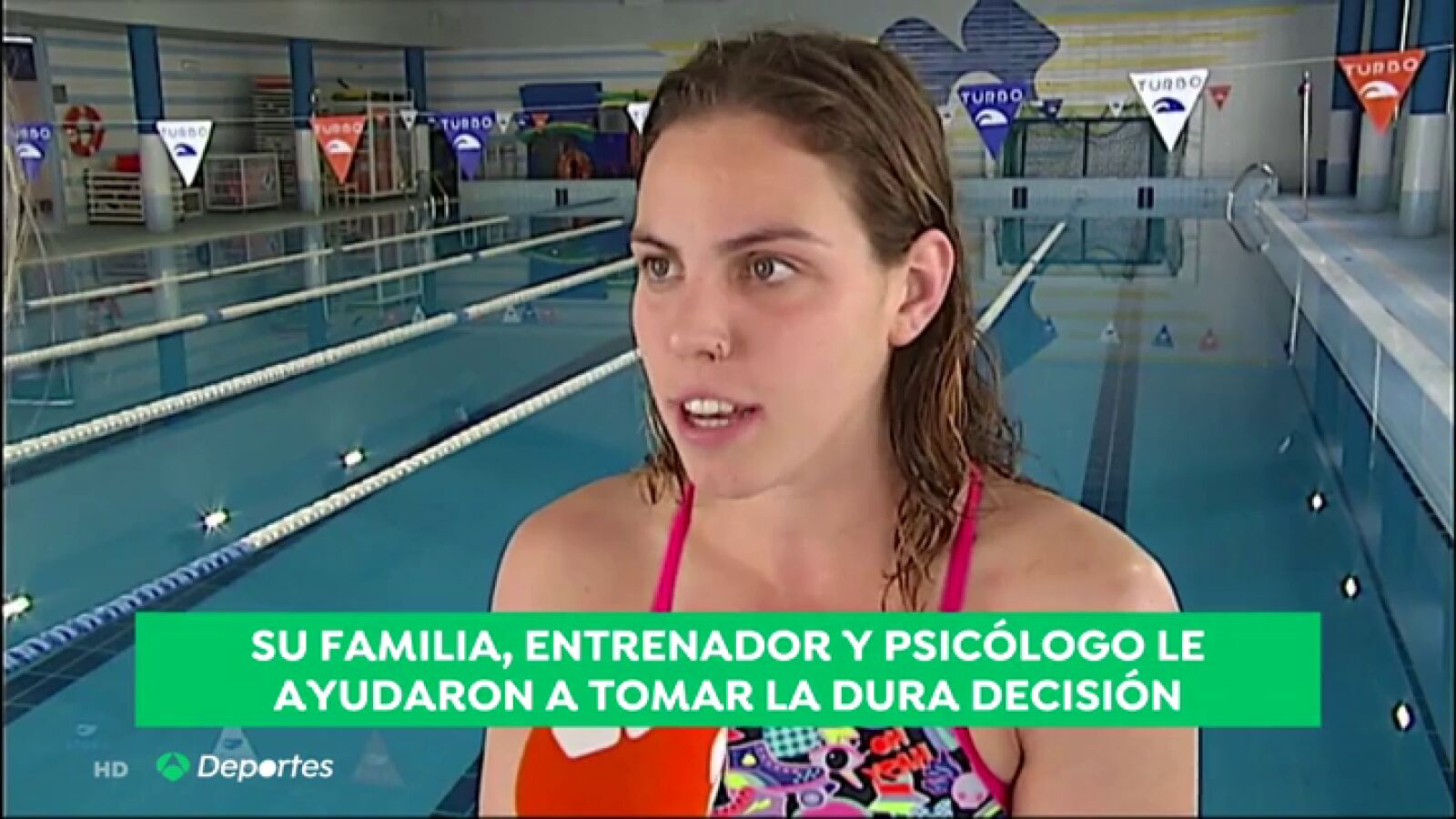 María Vilas, la nadadora olímpica que lo dejó por depresión y vuelve dos años después: 