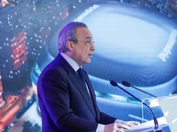 Jugones (02-04-19) Florentino Pérez presenta el nuevo Santiago Bernabéu: "El mejor estadio del futuro" Jugones (02-04-19) Florentino Pérez presenta el nuevo Santiago Bernabéu: "El mejor estadio del futuro"