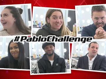 Los talents de 'La Voz' afrontan el #PabloChallenge con destreza y humor Los talents de 'La Voz' afrontan el #PabloChallenge con destreza y humor