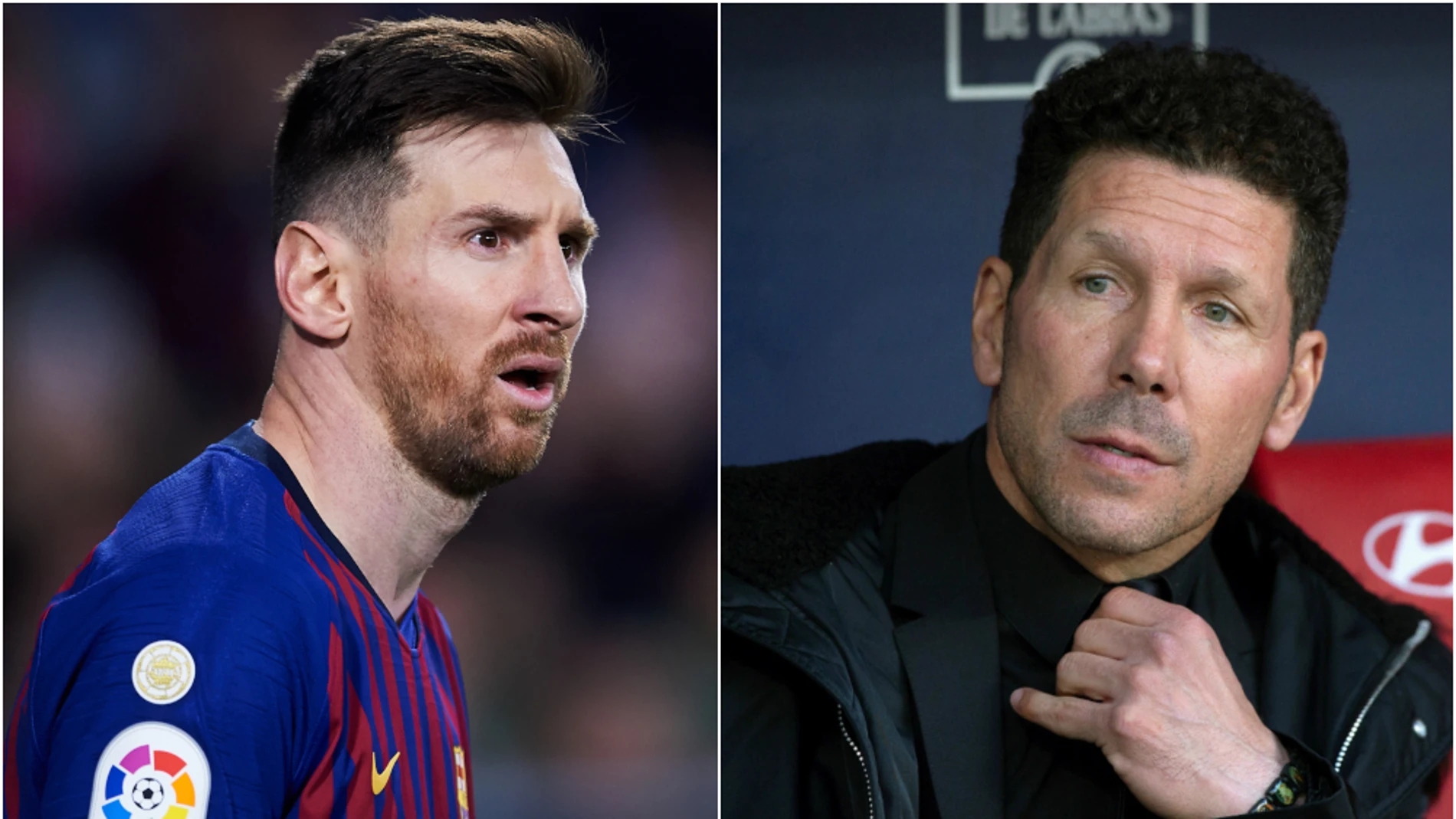 Messi y Simeone Messi y Simeone