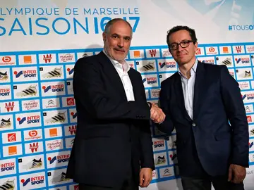 Zubizarreta, el día de su presentación con el Olympique de Marsella Zubizarreta, el día de su presentación con el Olympique de Marsella