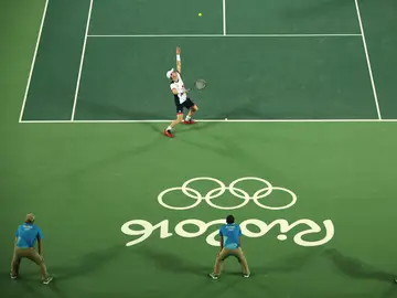 Andy Murray, en la última final olímpica jugada en Río Andy Murray, en la última final olímpica jugada en Río